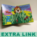 Lustiges Hardcover-handgemachtes prägendes lernendes Kinderbuch-Drucken